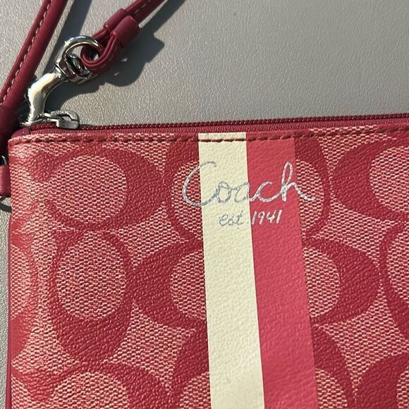 COACH Pink Wristlet - Picture 3 of 6